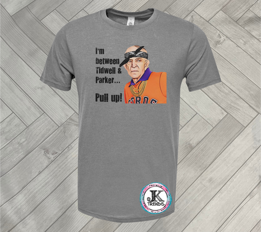 Mattress Mack Between Tidwell and Parker Astros Short Sleeve Shirt!