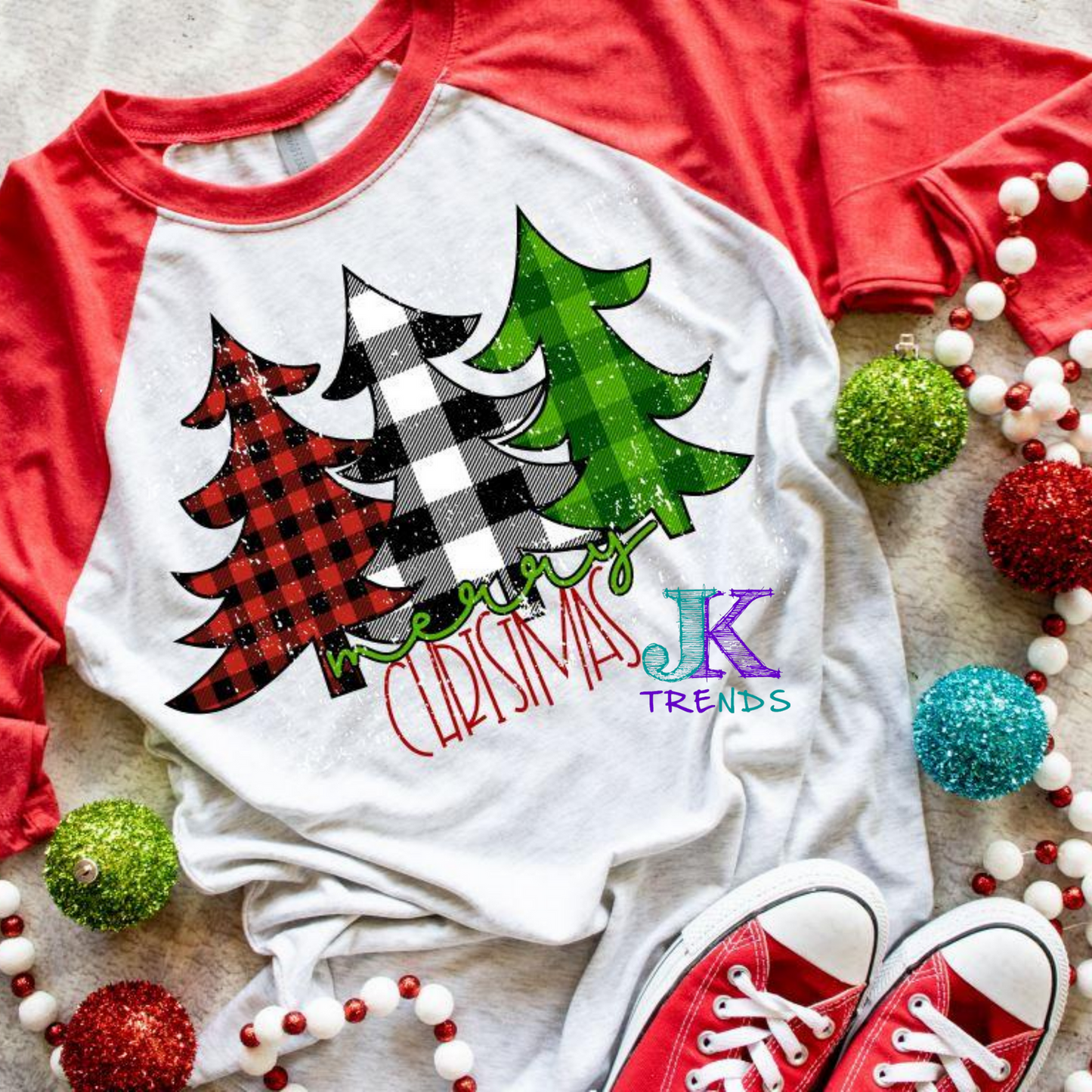 Merry Christmas Trees (short sleeve) YOUTH🎄