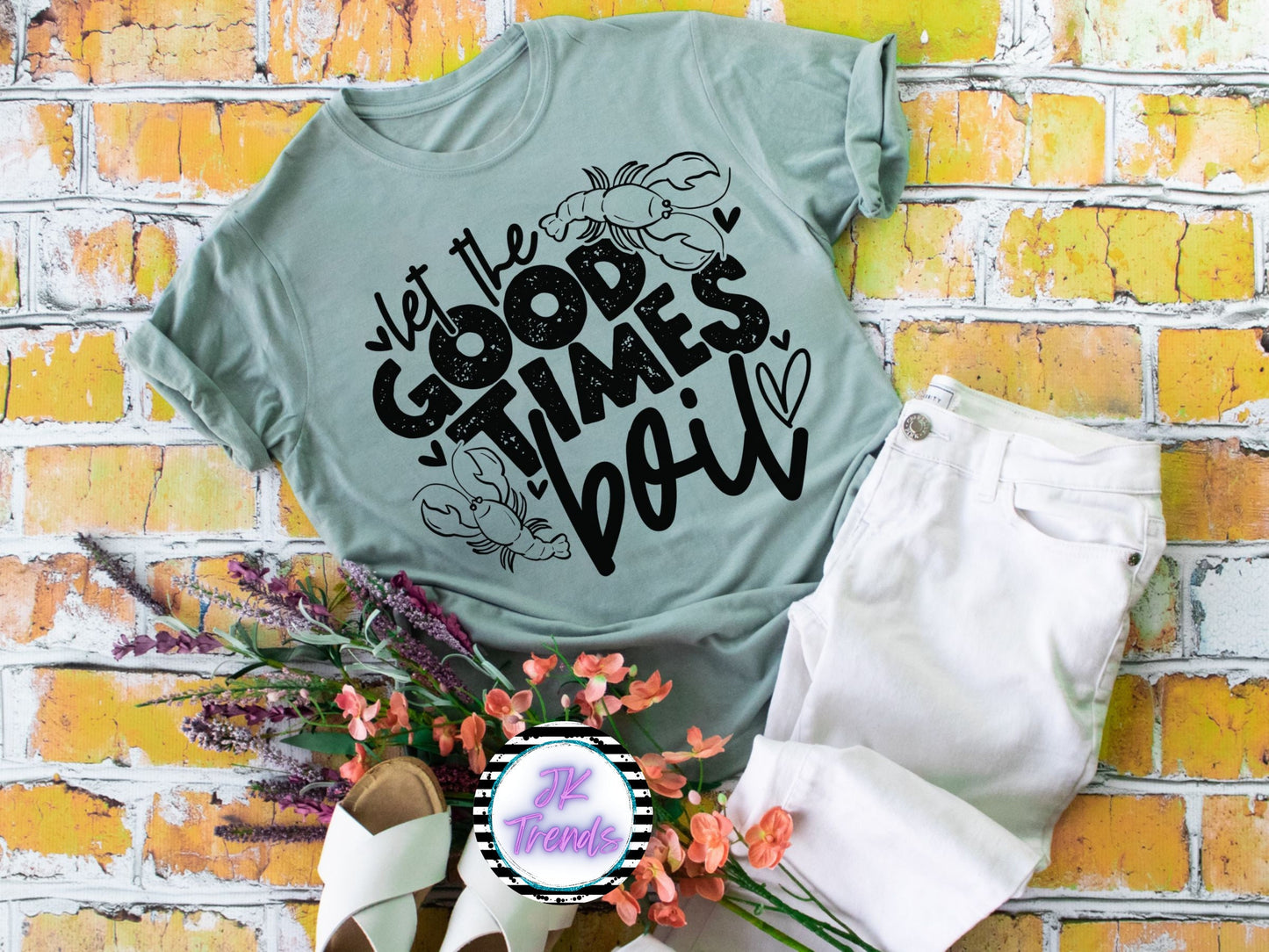 Let the good times boil Crawfish Bella Canvas Shirt