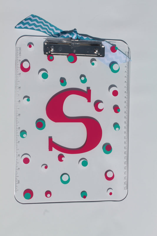 Teacher/Coach Appreciation Clip Board - Name- Thank You - Christmas - End of Year - School - Gift