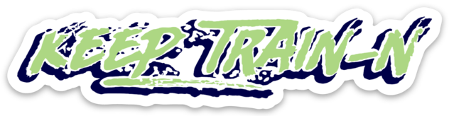 KTN Athletics Keep Train-n Decal 4.25x1