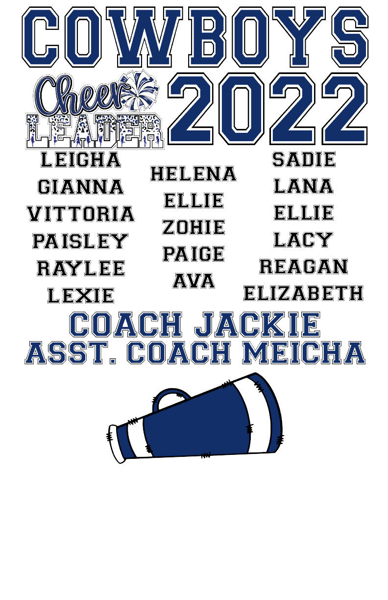 Cheerleader T-shirt YOUTH - Cowboys