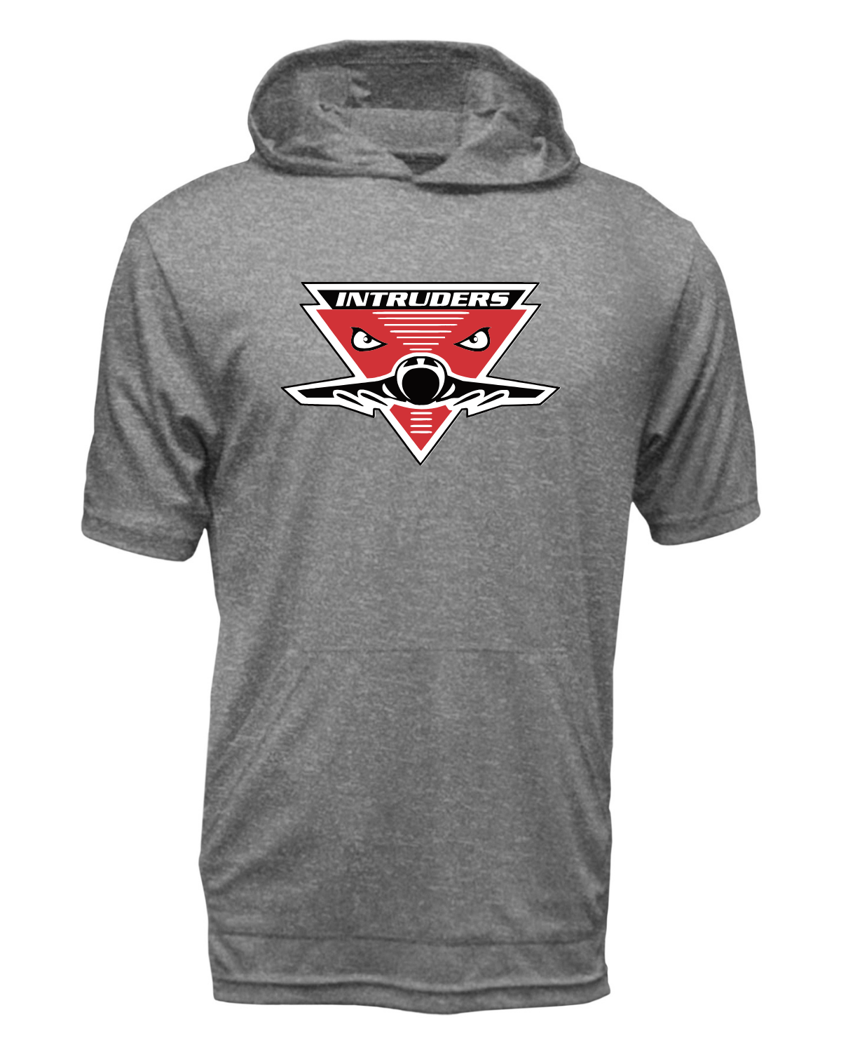 Intruders Plane Drifit Short Sleeve Hooded Shirt