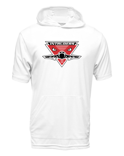 Intruders Plane Drifit Short Sleeve Hooded Shirt