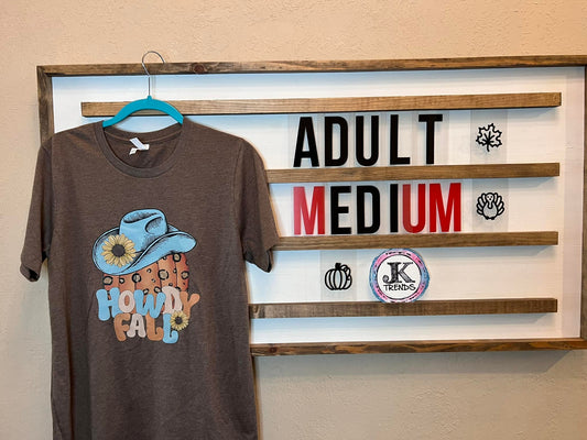 Howdy Fall Adult Medium