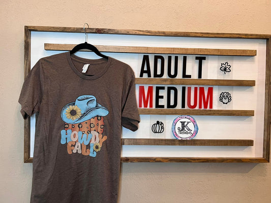 Howdy Fall Adult Medium
