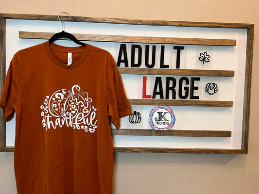 Thankful Adult Large