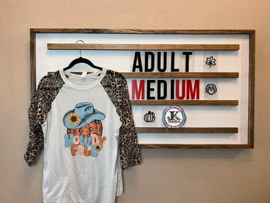 Howdy Fall Adult Medium