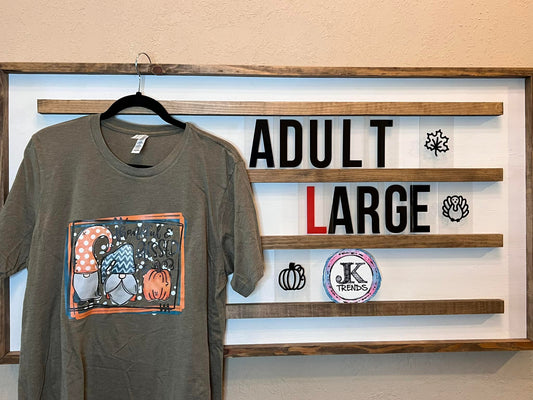 Gnomes Thankful Blessed Adult Large