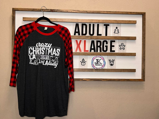 Crazy Christmas Falalalala Lady Adult X-Large