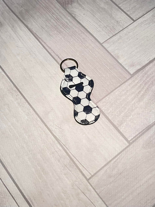 Soccer Lip Balm Keychain