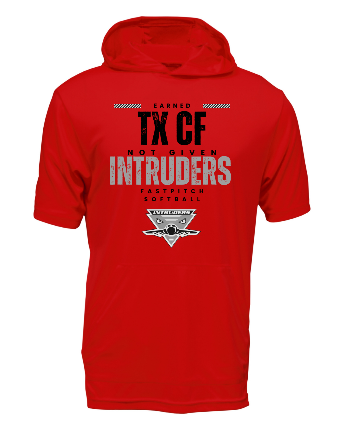 Earned Not Given Drifit Short Sleeve Hooded Shirt