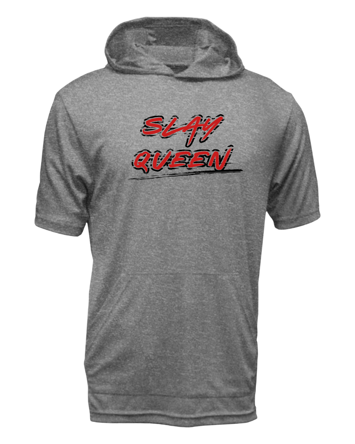 Slay Queen Drifit Short Sleeve Hooded Shirt