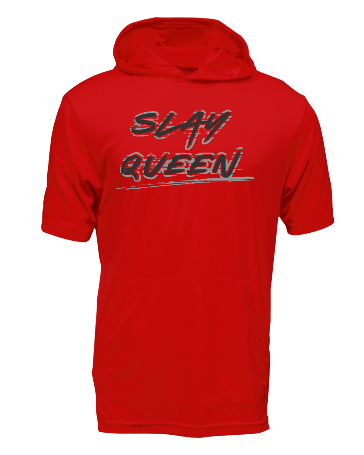 Slay Queen Drifit Short Sleeve Hooded Shirt