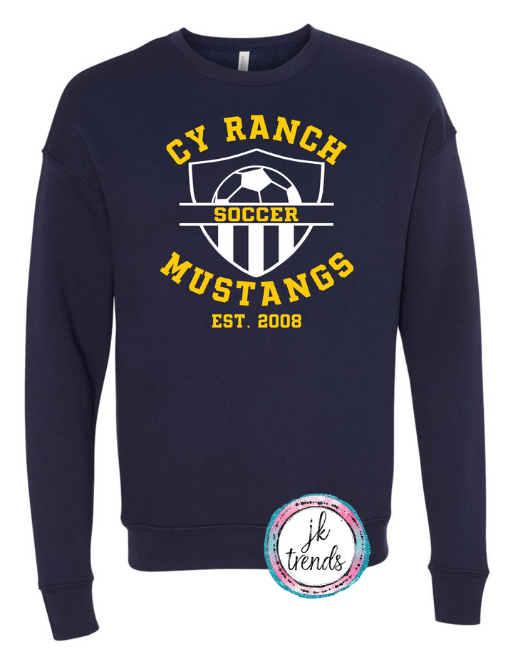 Cy Ranch Soccer 2024 Gameday Bella Canvas Sweatshirt