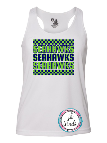 Seahawks Football Checker Tank