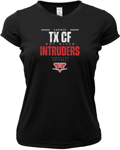 Earned Not Given Ladies Drifit Shirt