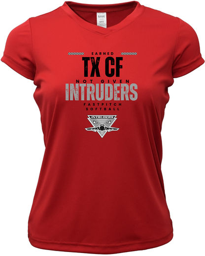 Earned Not Given Ladies Drifit Shirt