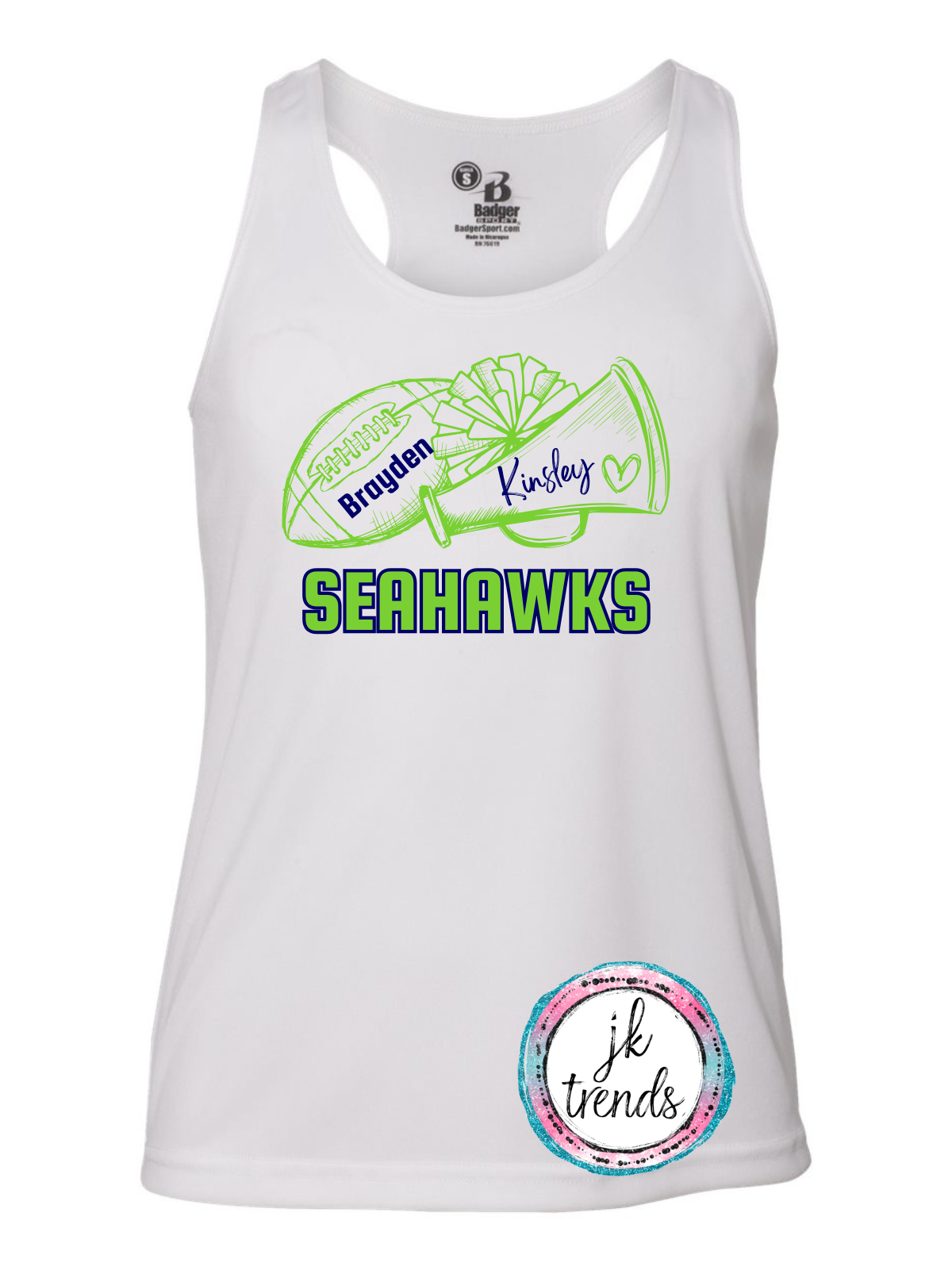 Seahawks Football & Cheer Tank