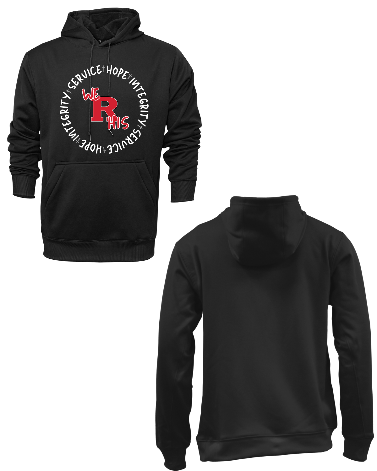 We "R" HIS Circle Hoodie