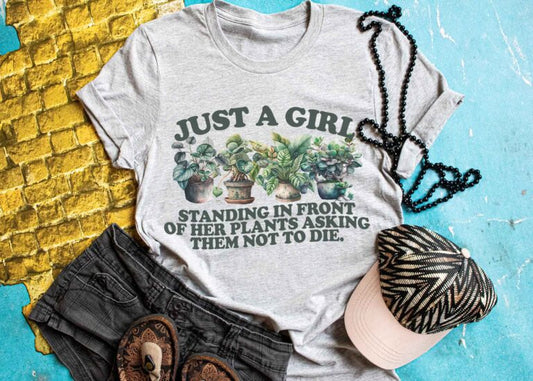 Just A Girl Standing In Front Of Her Plants Asking.......