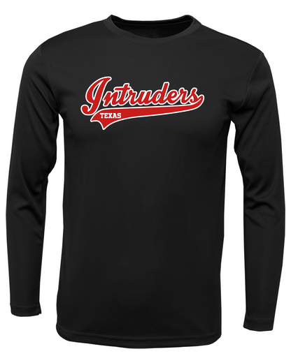 Intruders Script Drifit Long Sleeve Shirt