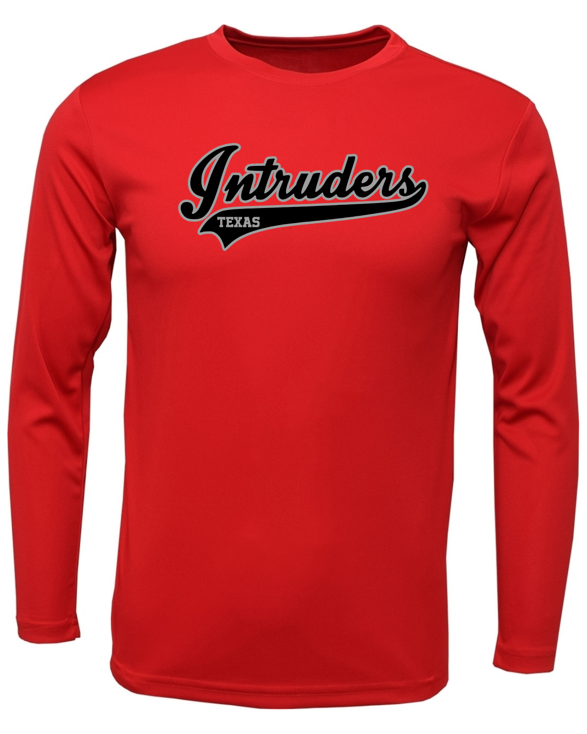 Intruders Script Drifit Long Sleeve Shirt