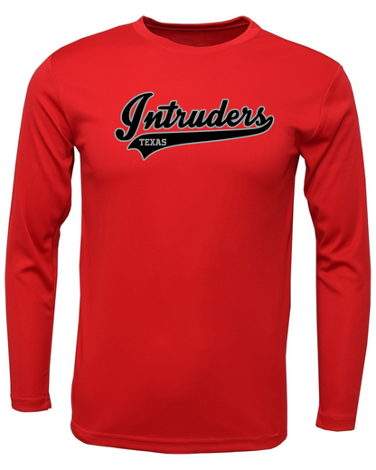 Intruders Script Drifit Long Sleeve Shirt