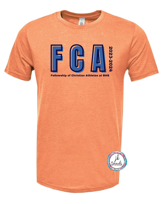 FCA Outlined Cotton Feel Short Sleeve Shirt