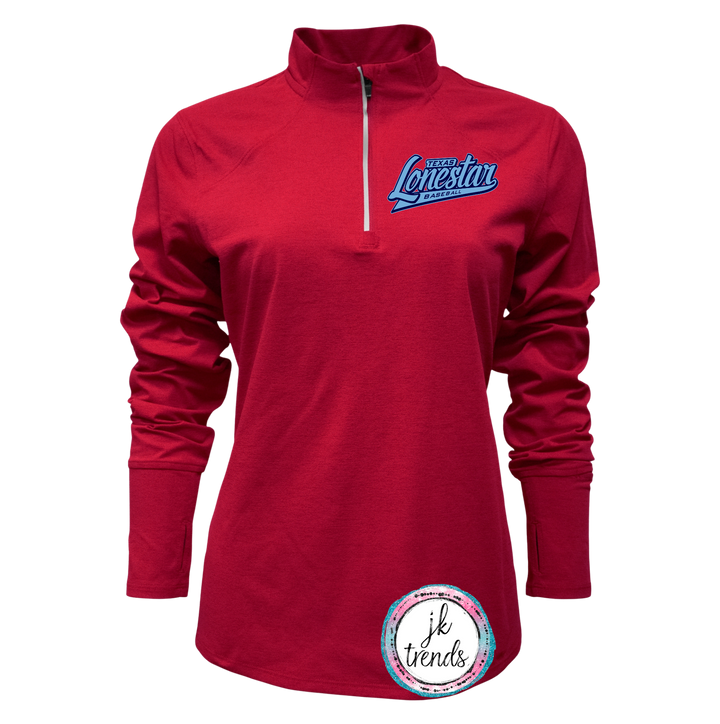 Lonestar Baseball TLB Ladies Quarter Zip