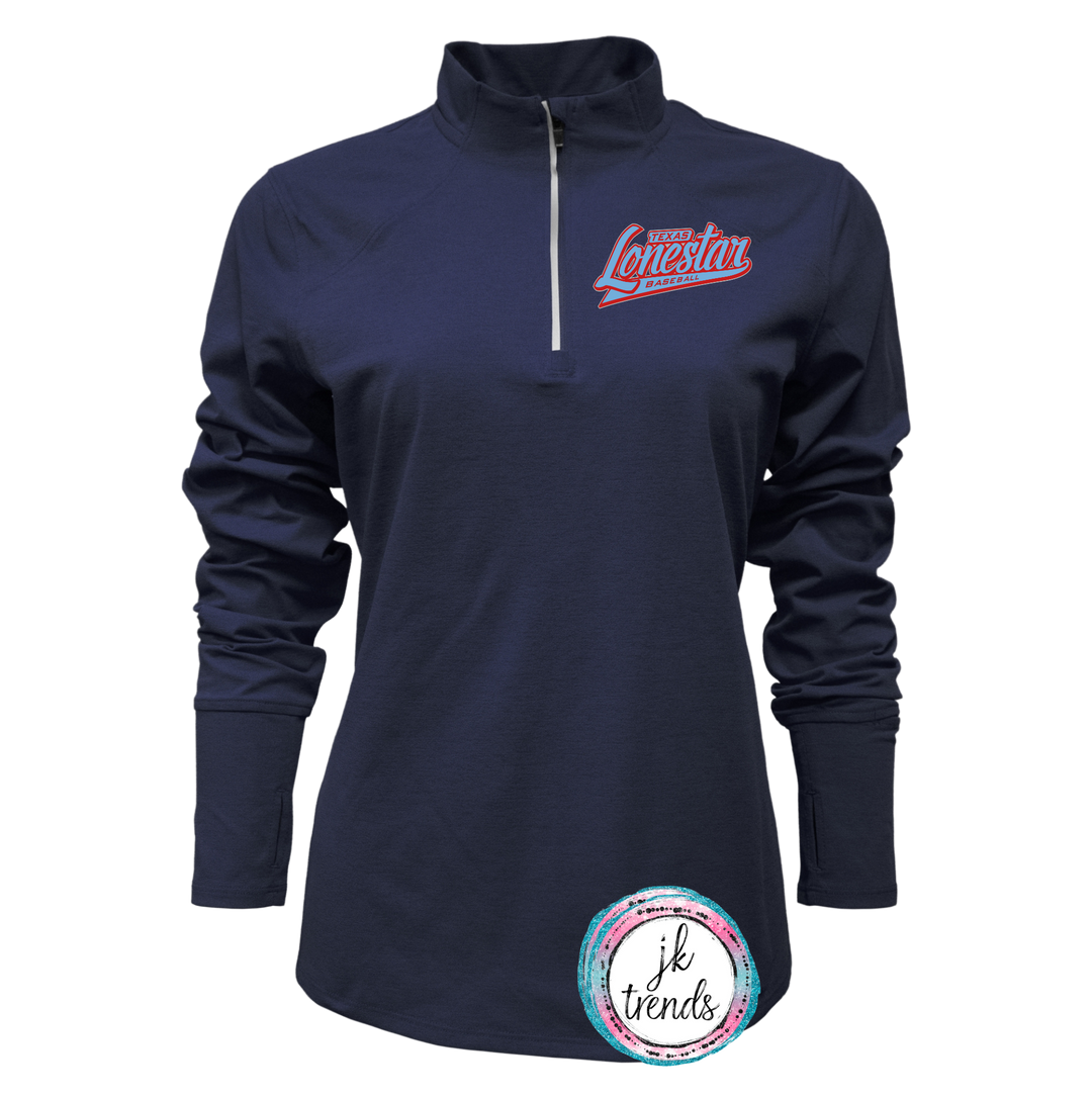 Lonestar Baseball TLB Ladies Quarter Zip