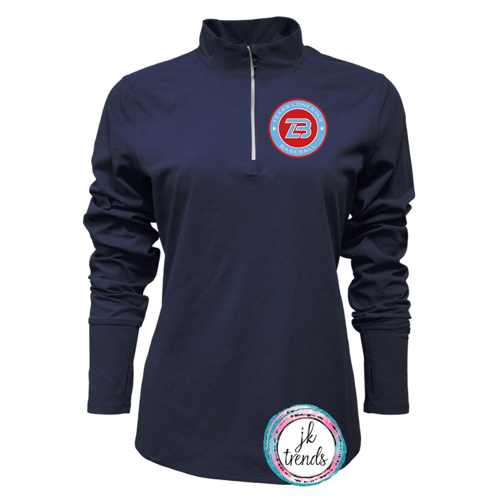 Lonestar Baseball TLB Ladies Quarter Zip