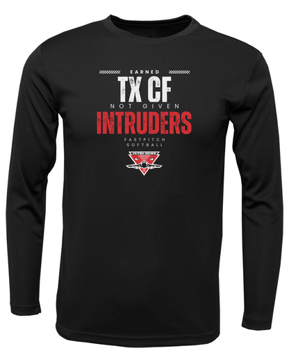 Earned Not Given Drifit Long Sleeve Shirt