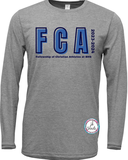 FCA Outlined Cotton Long Sleeve Shirt