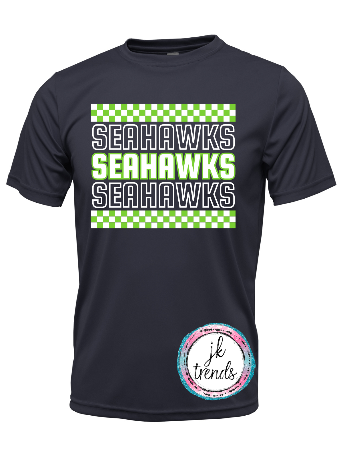Seahawks Football Checker Drifit Shirt