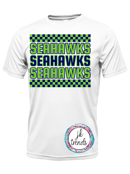 Seahawks Football Checker Drifit Shirt