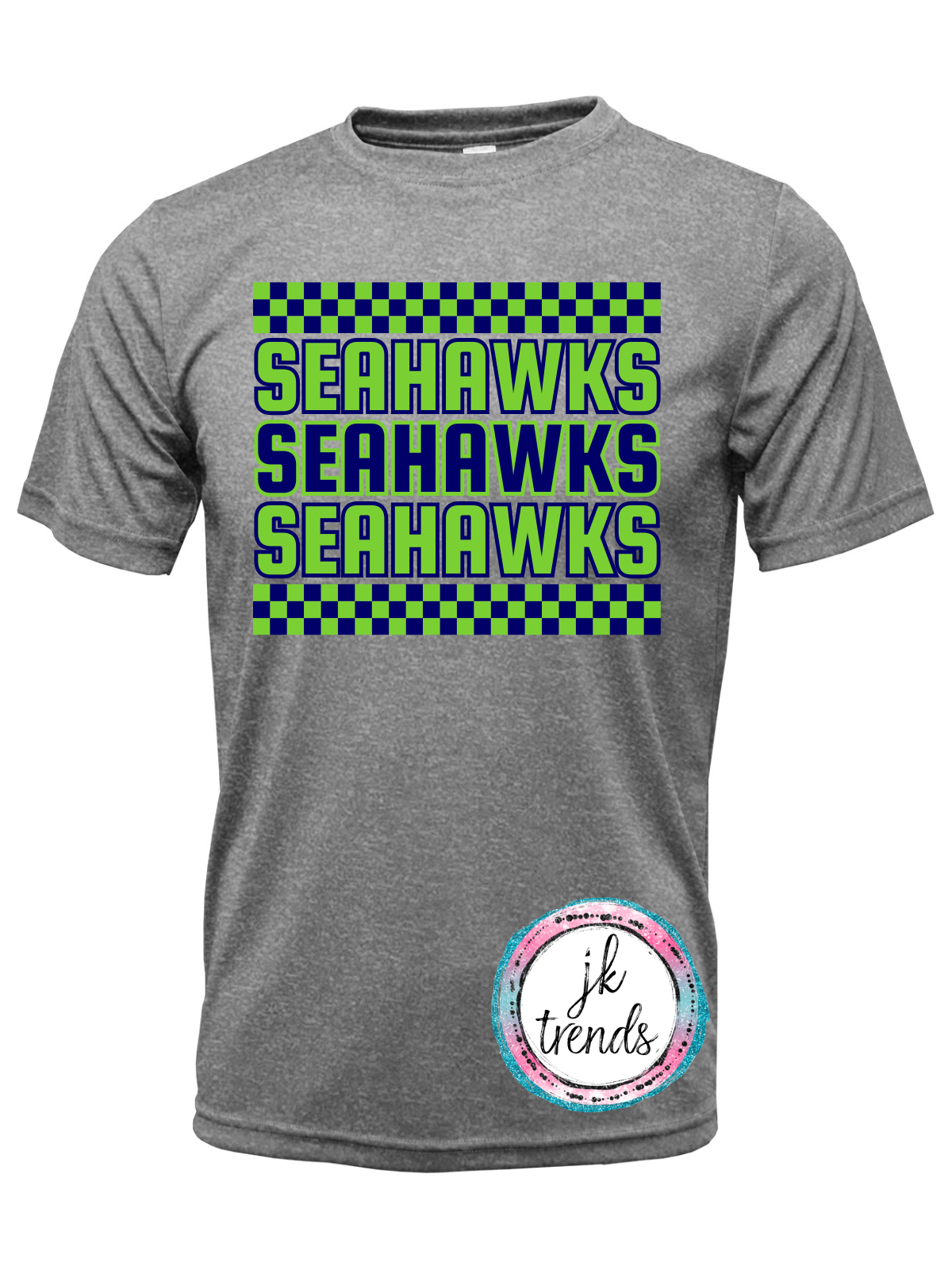 Seahawks Football Checker Drifit Shirt