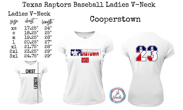 Texas Raptors Cooperstown Shirt