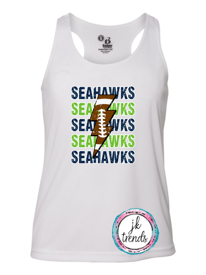 Seahawks Football Lightening Bolt Tank