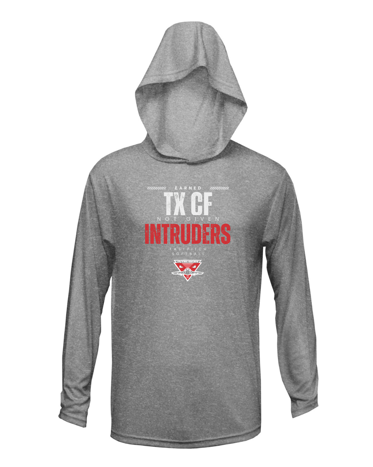 Earned Not Given Drifit Long Sleeve Hooded Shirt