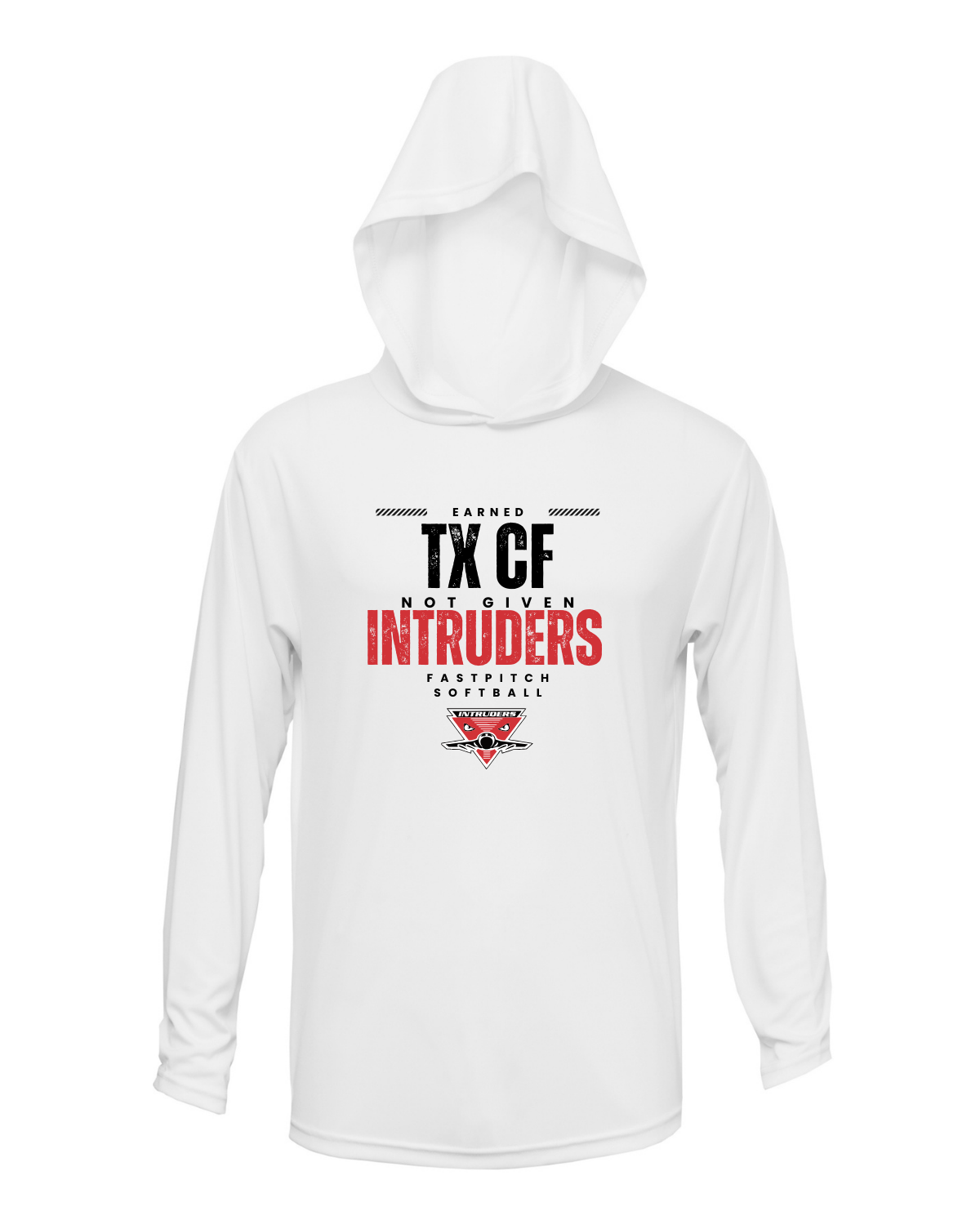 Earned Not Given Drifit Long Sleeve Hooded Shirt