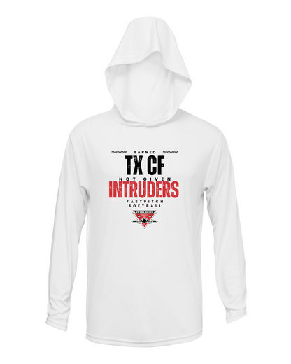 Earned Not Given Drifit Long Sleeve Hooded Shirt
