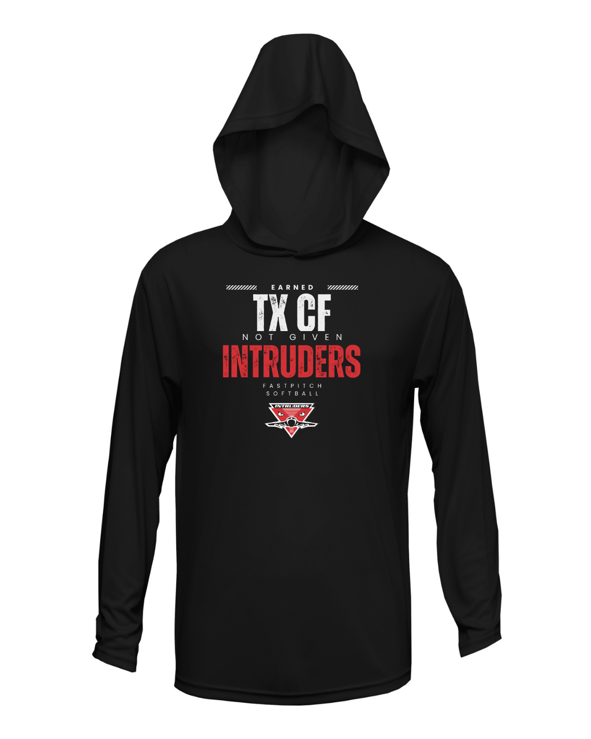 Earned Not Given Drifit Long Sleeve Hooded Shirt