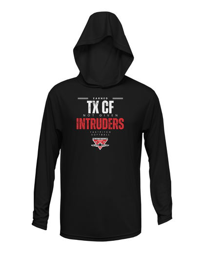 Earned Not Given Drifit Long Sleeve Hooded Shirt