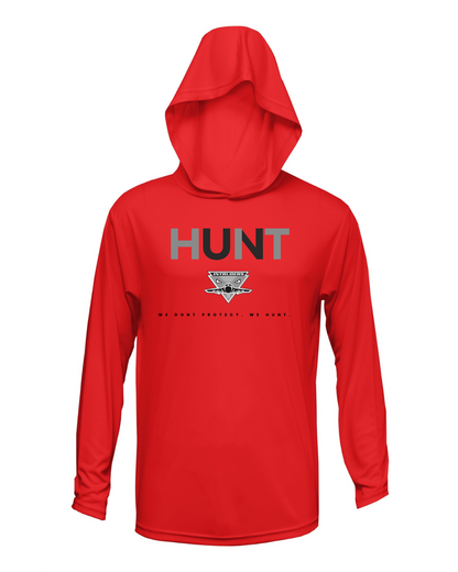 Hunt Drifit Long Sleeve Hooded Shirt