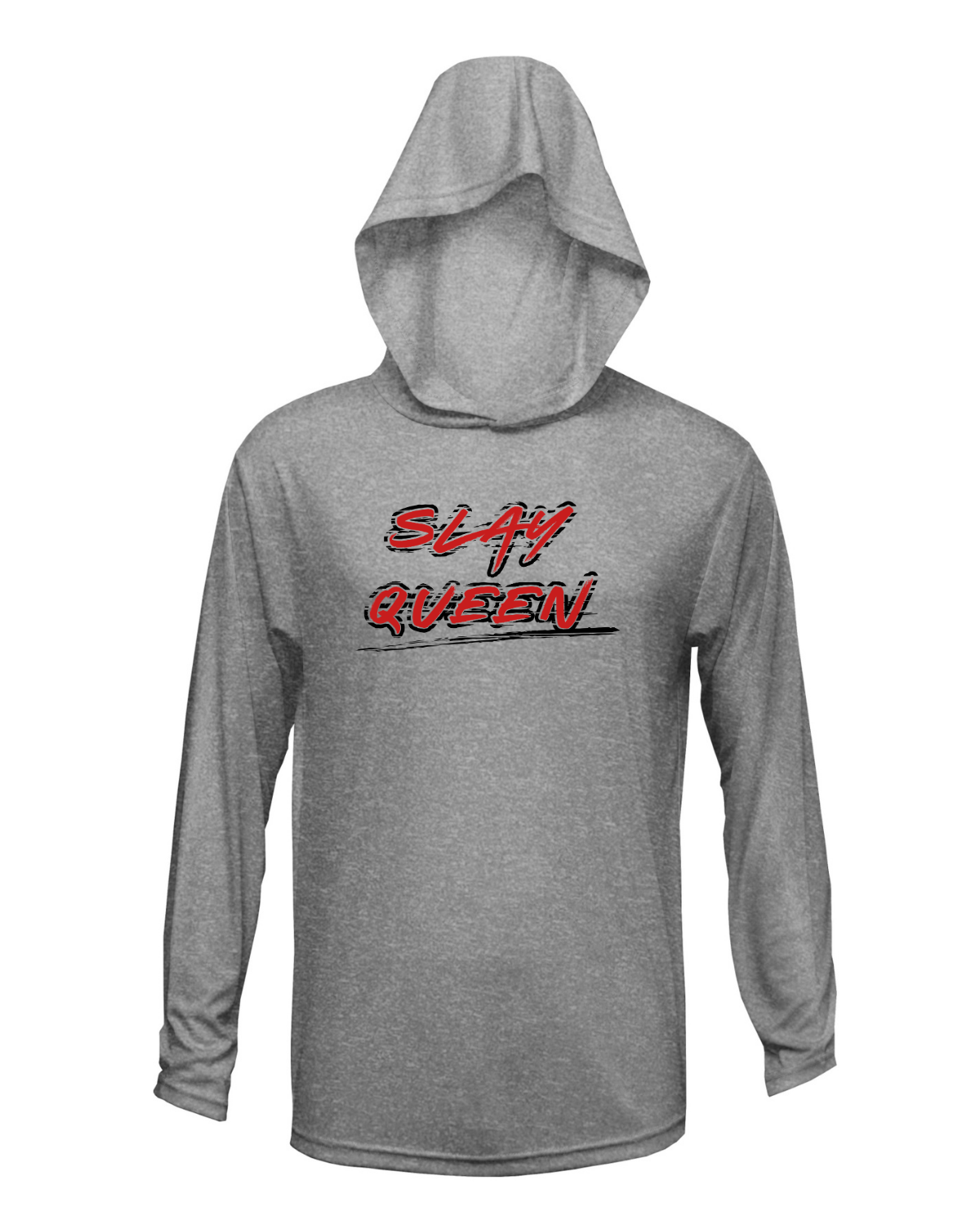 Slay Queen Drifit Long Sleeve Hooded Shirt