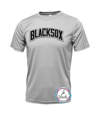 Blacksox Arched Logo Drifit Short Sleeve Crew