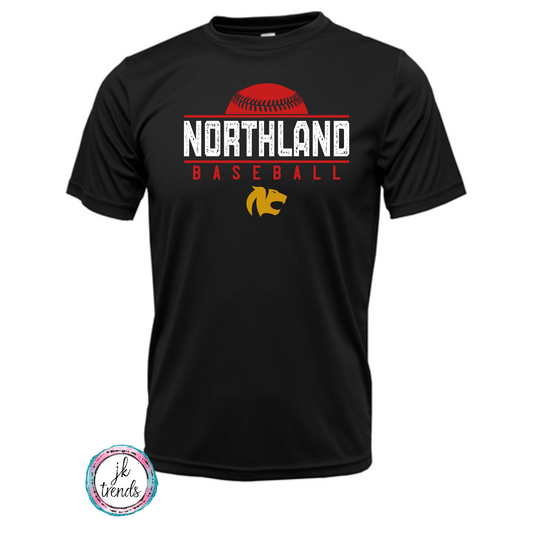 Northland Baseball Grunge Drifit Short Sleeve