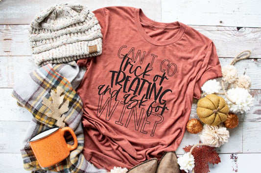 Can I go trick or treating and ask for Wine?