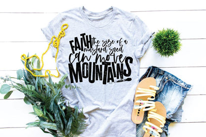 Faith the size of mustard seed can move Mountains
